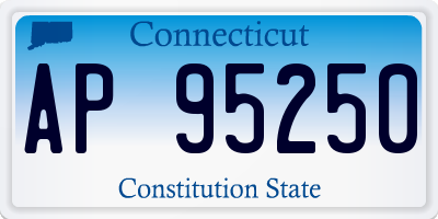 CT license plate AP95250