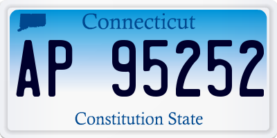 CT license plate AP95252