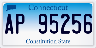 CT license plate AP95256