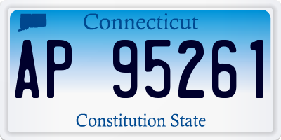 CT license plate AP95261