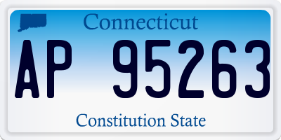 CT license plate AP95263