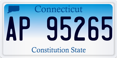 CT license plate AP95265