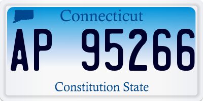 CT license plate AP95266