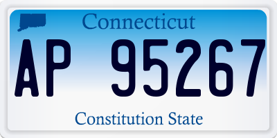 CT license plate AP95267