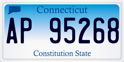 CT license plate AP95268