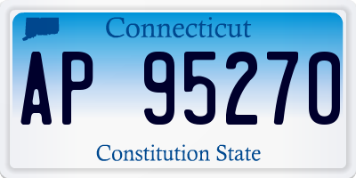 CT license plate AP95270