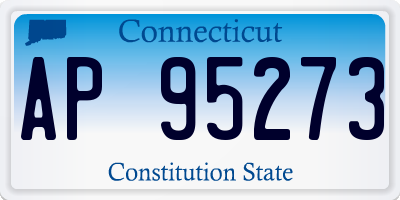 CT license plate AP95273