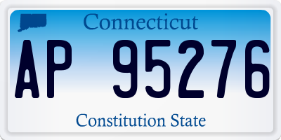 CT license plate AP95276