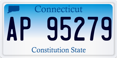 CT license plate AP95279