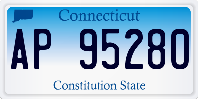 CT license plate AP95280