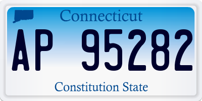 CT license plate AP95282