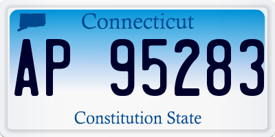 CT license plate AP95283