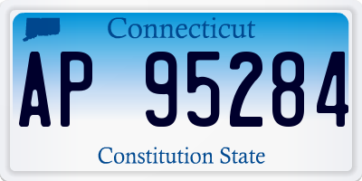 CT license plate AP95284