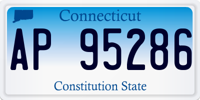 CT license plate AP95286