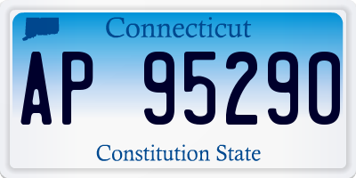 CT license plate AP95290