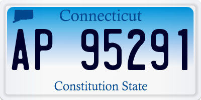 CT license plate AP95291