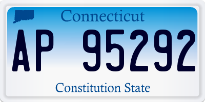 CT license plate AP95292