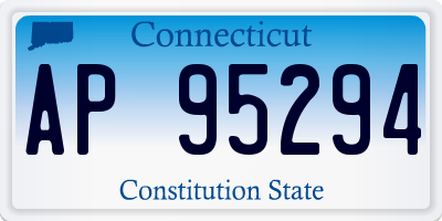 CT license plate AP95294