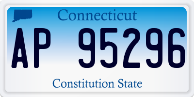 CT license plate AP95296