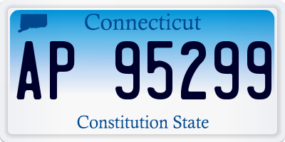 CT license plate AP95299