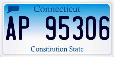 CT license plate AP95306