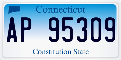 CT license plate AP95309