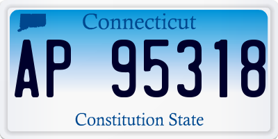 CT license plate AP95318