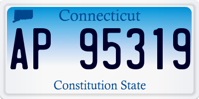 CT license plate AP95319