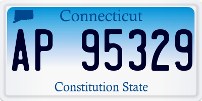 CT license plate AP95329