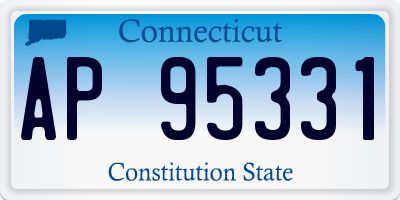 CT license plate AP95331