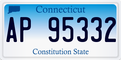 CT license plate AP95332