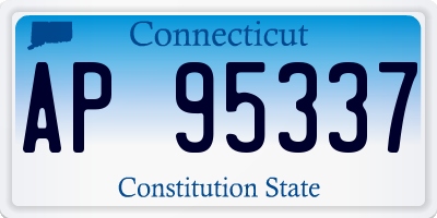 CT license plate AP95337