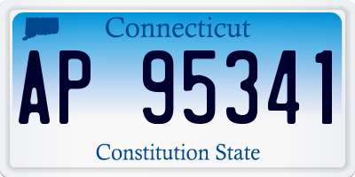 CT license plate AP95341