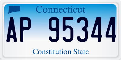 CT license plate AP95344