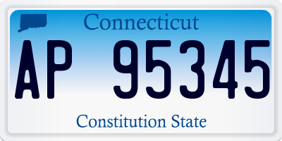 CT license plate AP95345