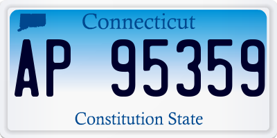 CT license plate AP95359