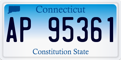 CT license plate AP95361