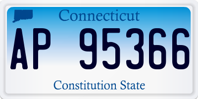 CT license plate AP95366