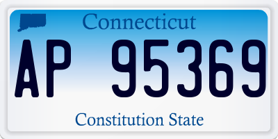 CT license plate AP95369