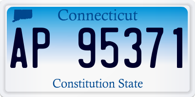 CT license plate AP95371