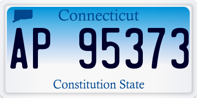 CT license plate AP95373