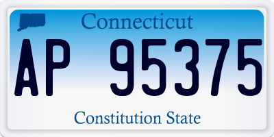 CT license plate AP95375