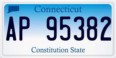 CT license plate AP95382