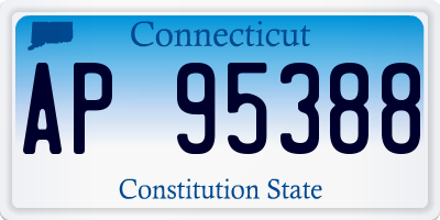 CT license plate AP95388