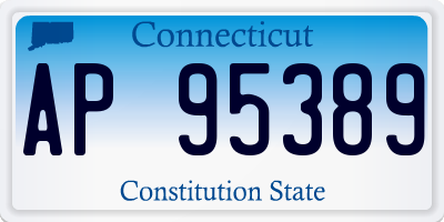 CT license plate AP95389