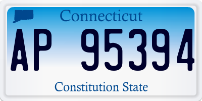 CT license plate AP95394