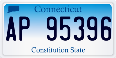 CT license plate AP95396