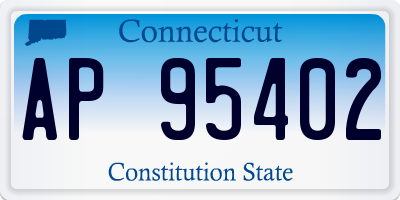 CT license plate AP95402