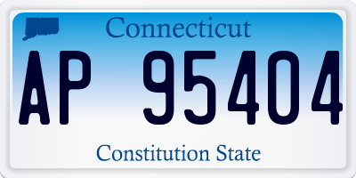 CT license plate AP95404