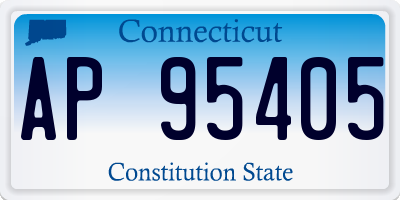 CT license plate AP95405